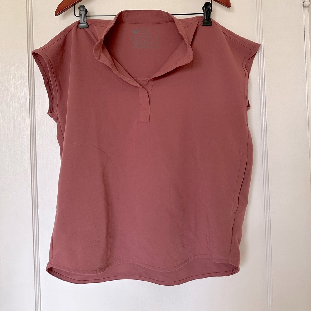 Figs Rafaela Scrub Top, XS Mauve